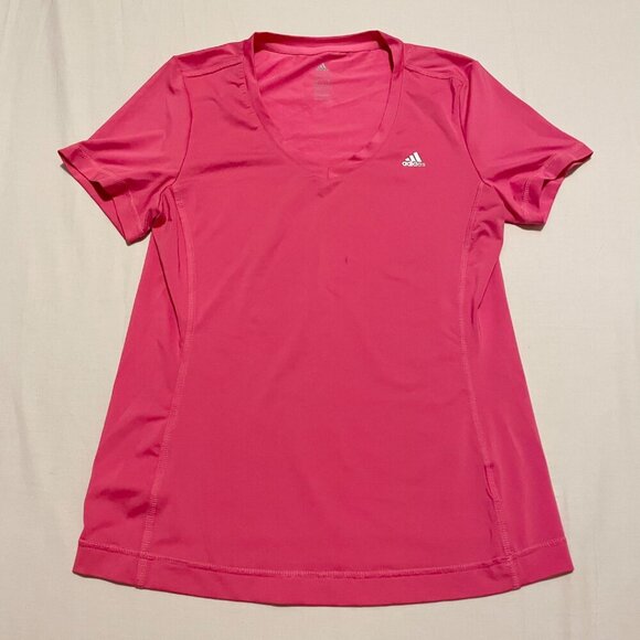 Adidas Climalite Shirt Womens Size Medium Active Tshirt - Picture 1 of 15